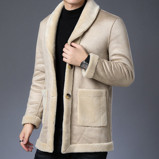 Polyester Made Fur Jackets For Men