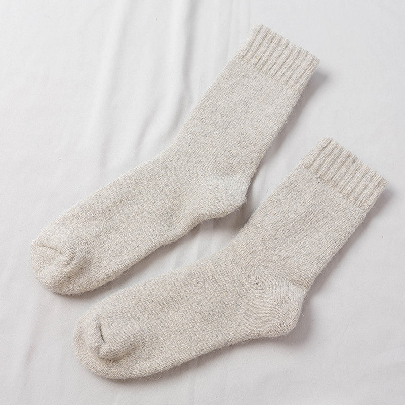 Men Cashmere Socks Thick Warm Wool Women Winter So