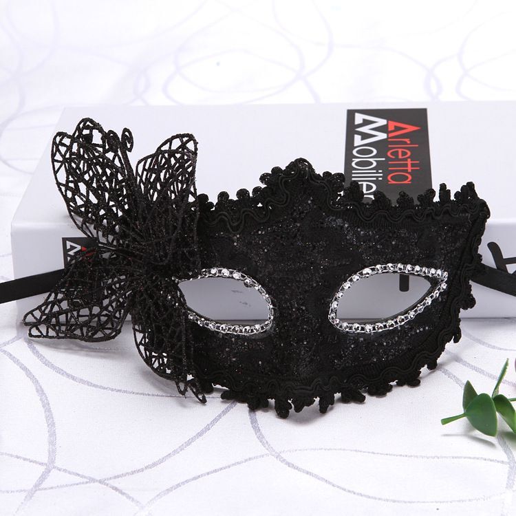 Dragon Pattern Leather Cloth Wrapper Surrounding Border Plus Butterfly Princess Mask Makeup Dance