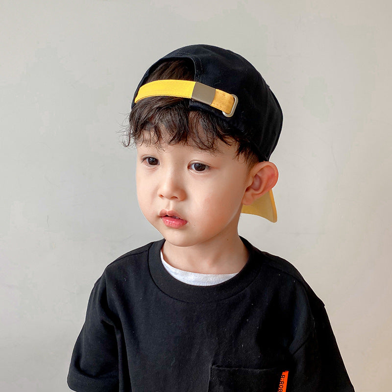 Casual Color Matching Embroidery Caps for kids