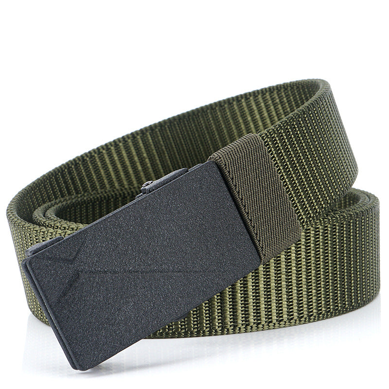 Toothless non-porous men's belt nylon belt