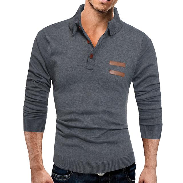 Impeccable Fit Men Slim Knit Polo Shirts - Sleek Style