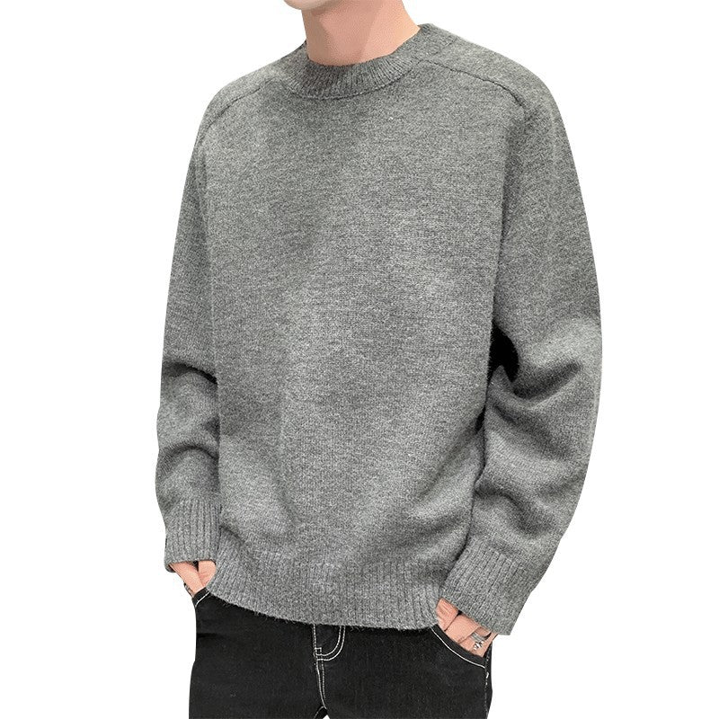 Loose Long Sleeved Sweater For Men