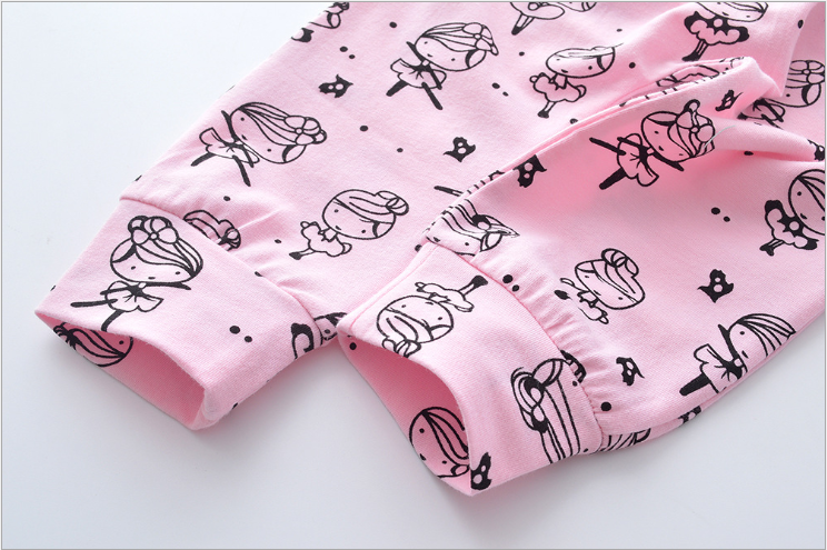 T-shirt Cartoon Pants Headband Clothing Set for toddler baby