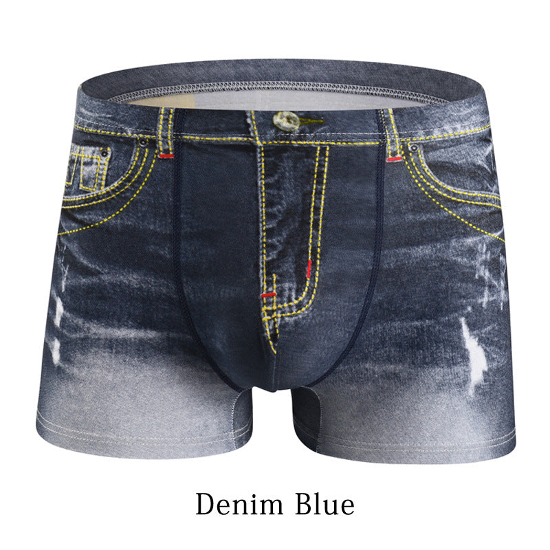 Denim Style Cotton Underwear For Men