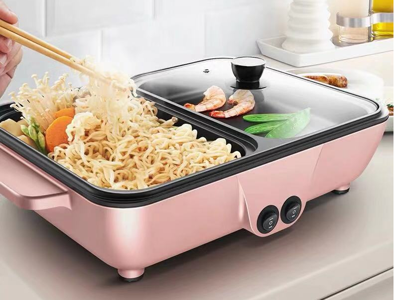 Student dormitory pan roast-shabu one pan frying pan