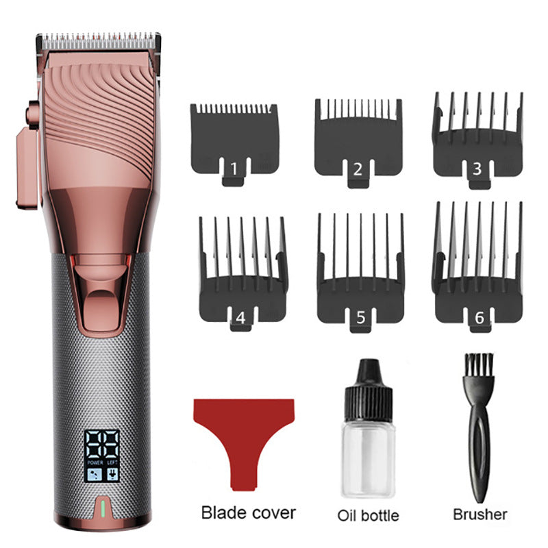 New LCD Digital Hair Trimmer Rechargeable Metal