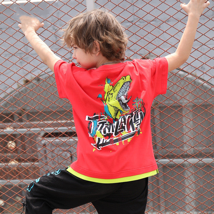 Dinosaur  short sleeve T-shirt for boys