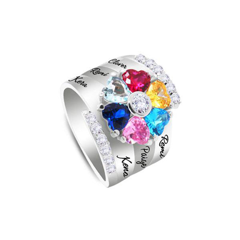 Mother's Day Gift Engraved Ring for women