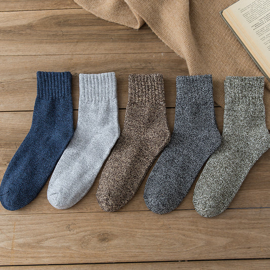 Retro Ethnic Style Thick Socks Men In Autumn And Winter