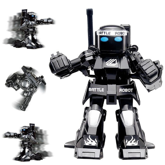 RC Robot 777-615 Battle 2.4G Mini Smart Robots Battle Toy For Boys Sense Remote Control Simulation Sound Light Body Toys