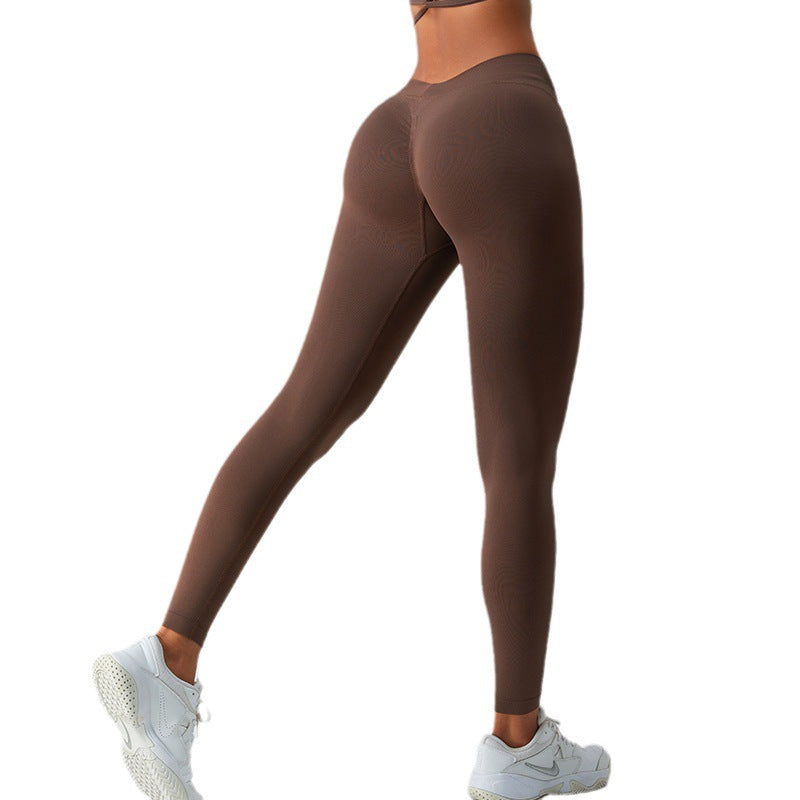 Seamless V Waist Yoga Pants For Women