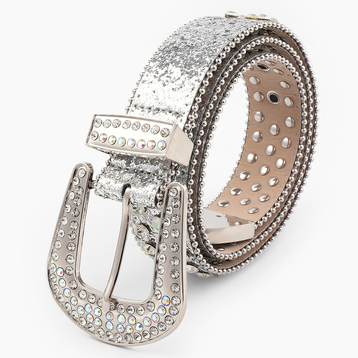 Versatile Fashion Edge Beads New Rhinestone Belt for Women