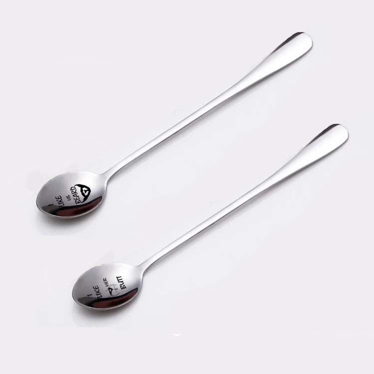 Stainless Steel Long Handle Spoons And Spoons For Lovers