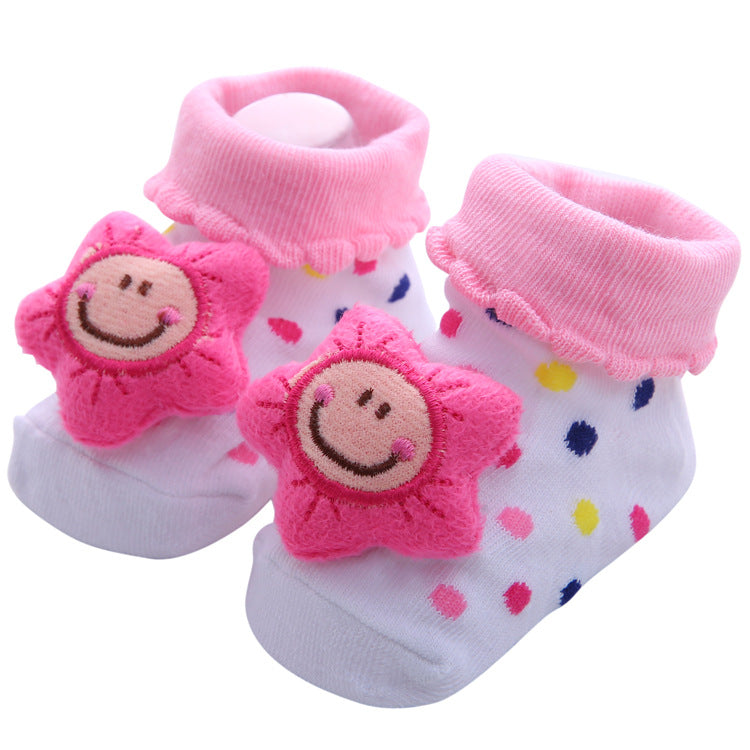 Cartoon Anti-Skid Three-Dimensional Socks for baby