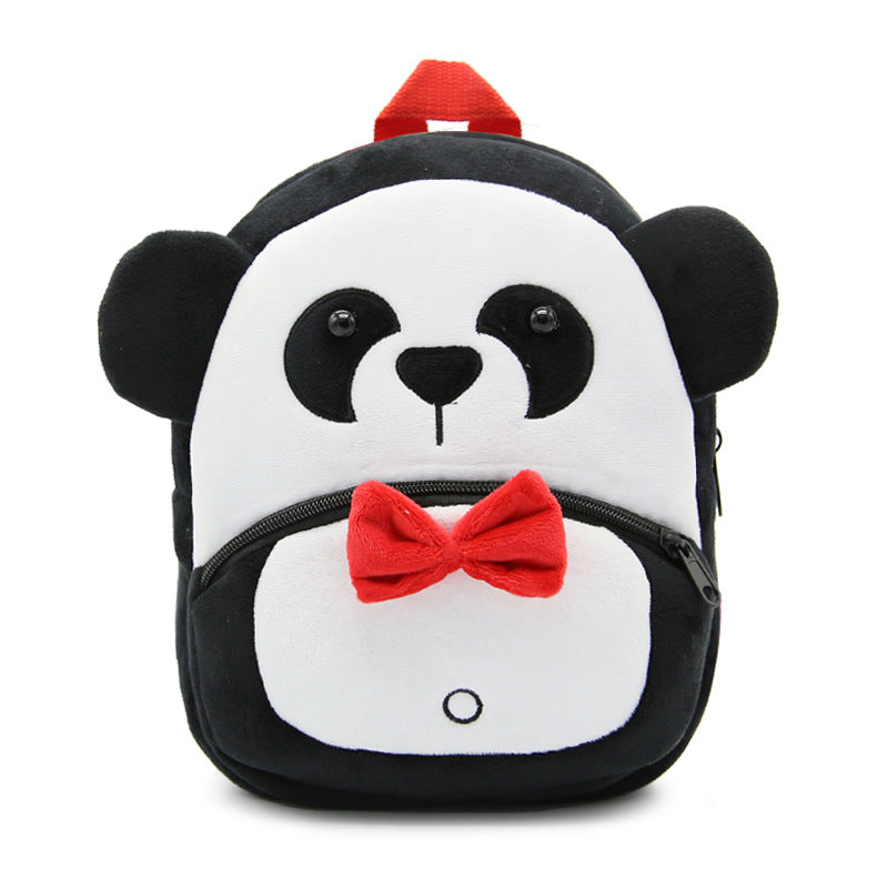 Cartoon panda plush backpack