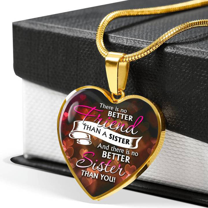 There Is No Better Sister Than You Simple Necklace