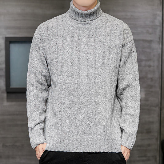 Loose High Neck Sweater For Men