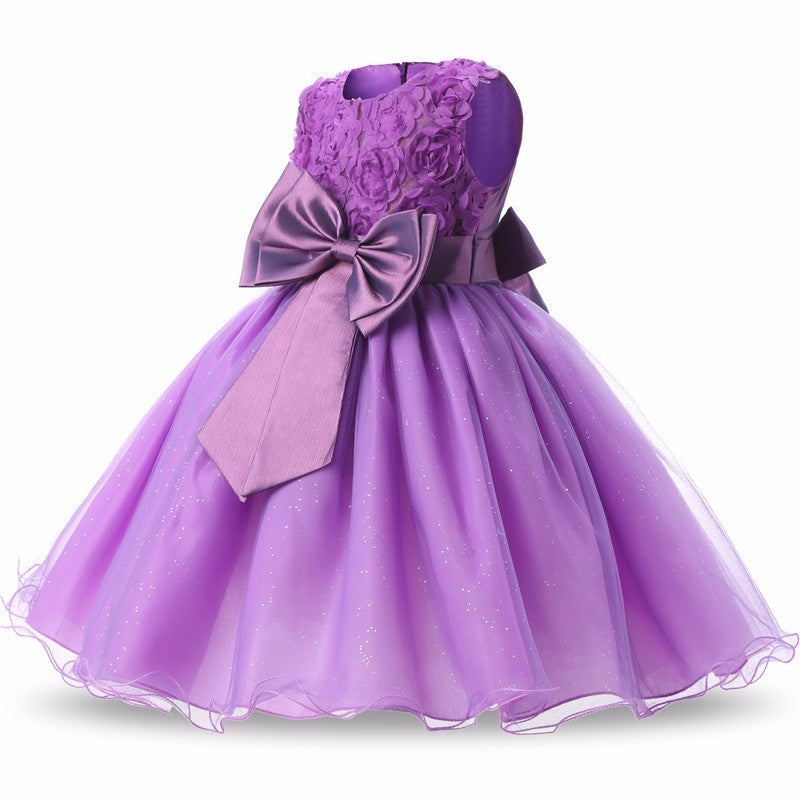 Princess Flower  Summer Party Dresses for girls