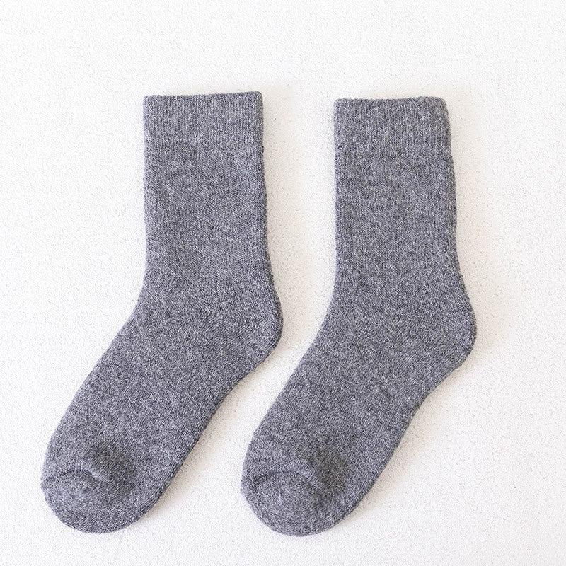 Men Cashmere Socks Thick Warm Wool Women Winter So