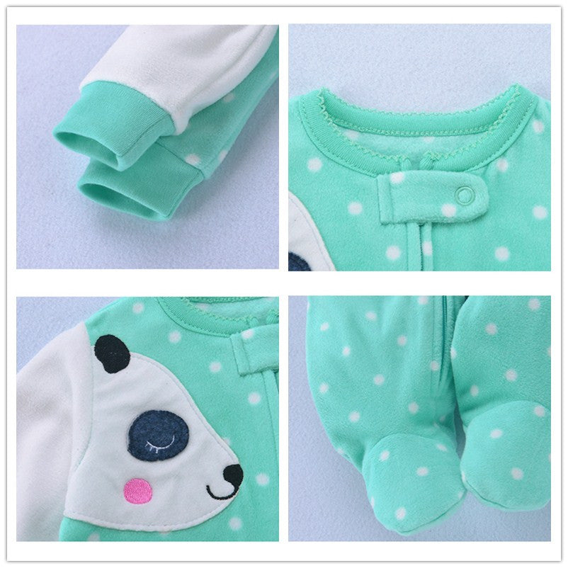 Spring  Soft Fleece Rompers for baby