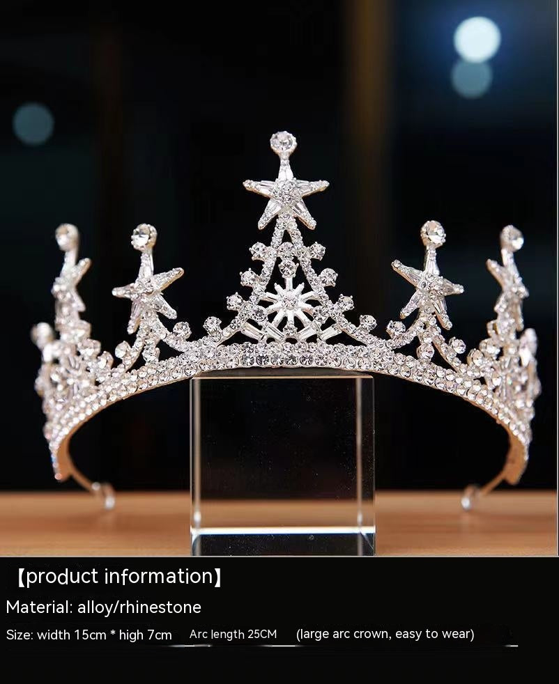 High-grade Alloy Luxury Atmosphere Bridal Crown Headdress