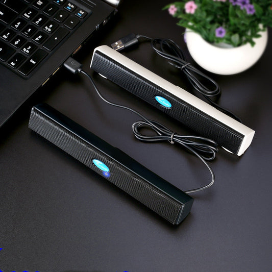 USB Laptop Desktop Computer Long Small Speaker