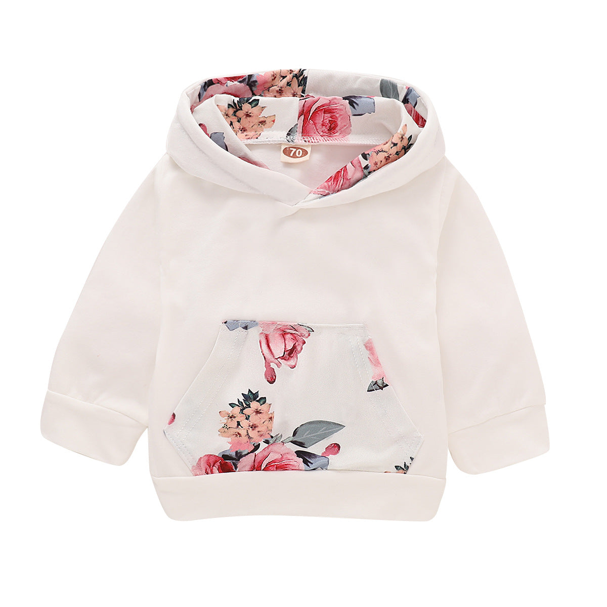 hood printing dress for baby