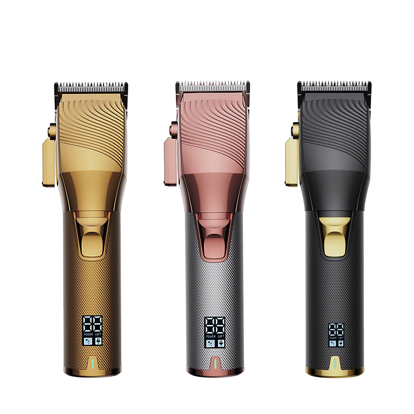 New LCD Digital Hair Trimmer Rechargeable Metal