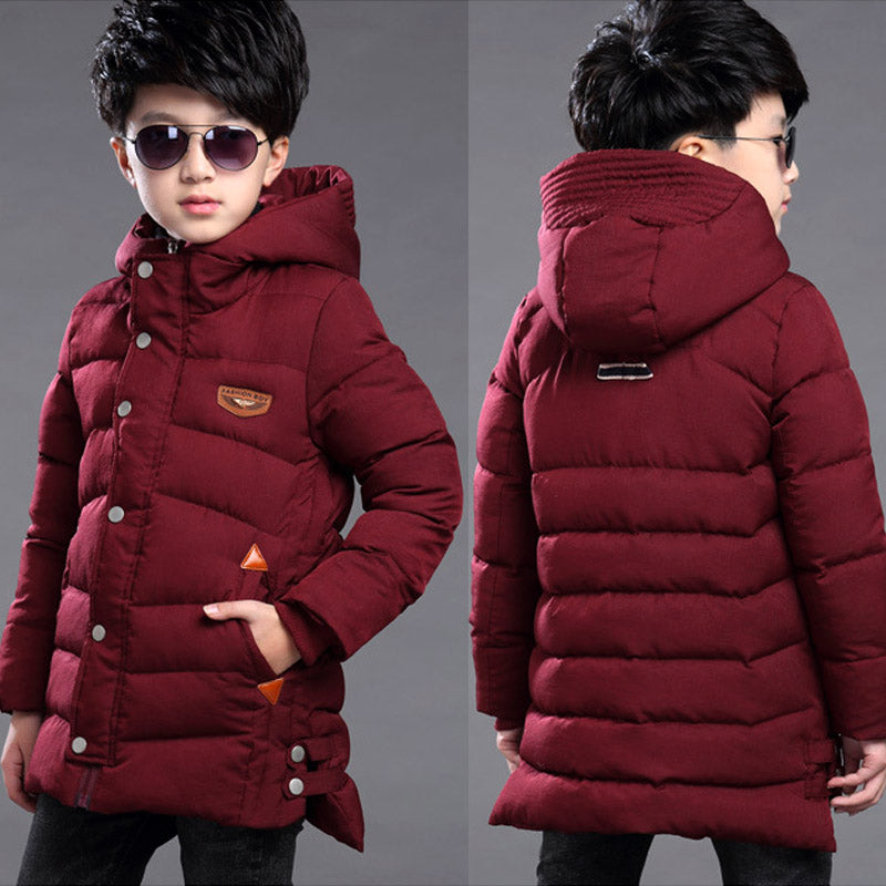 hooded padded  jacket for boys