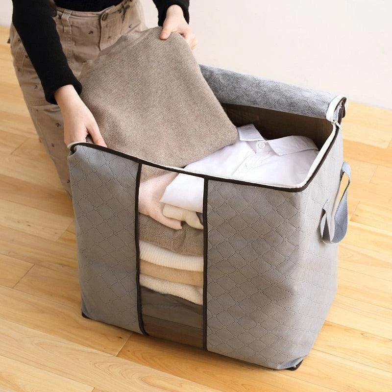 Large Quilt Bag Storage Bag Clothing Storage Box Moving Artifact Non-woven Finishing Dustproof Storage Bag