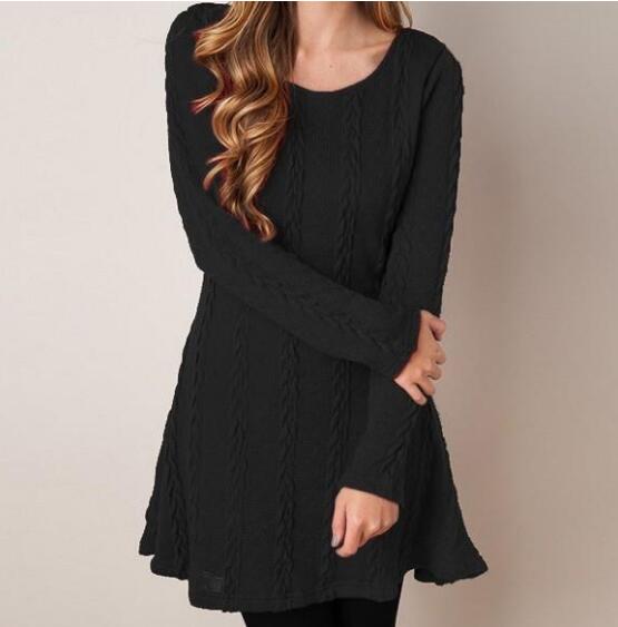 Long Sleeve Loose knitted Sweaters For Women