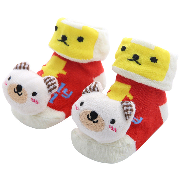 Cartoon Anti-Skid Three-Dimensional Socks for baby