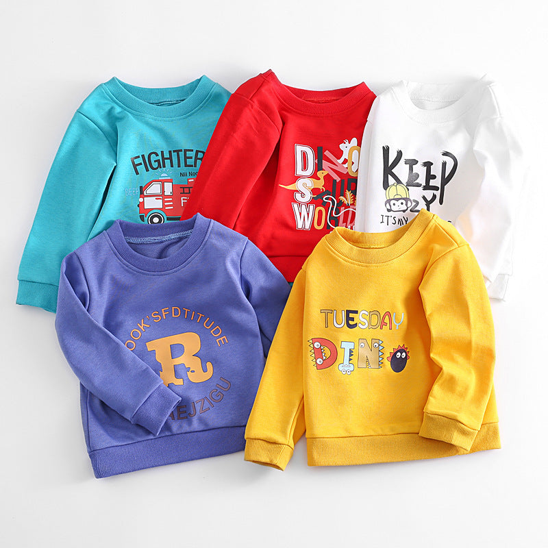 Cotton Sweatshirt Pullover Top for boys