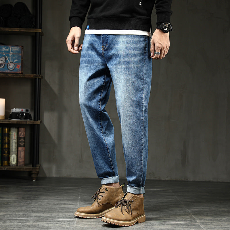 Stretch Feet Jeans For Men