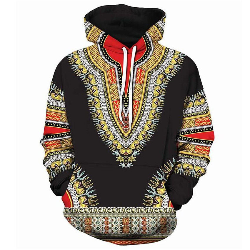 African folk-custom 3D Print Hoodies For Men