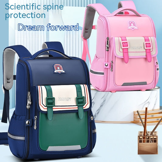 Open Spine Protection Lightweight Schoolbag for kids