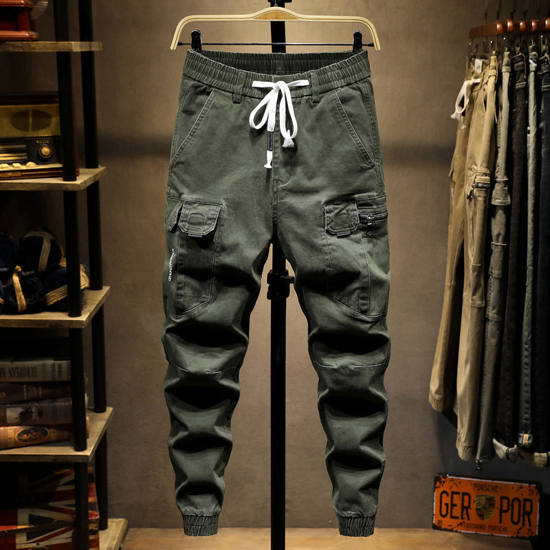 Lace-up Casual Cargo Pant For Men