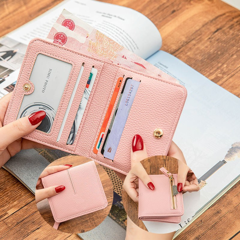 Driving License Protective Case Mini Short Small Wallet