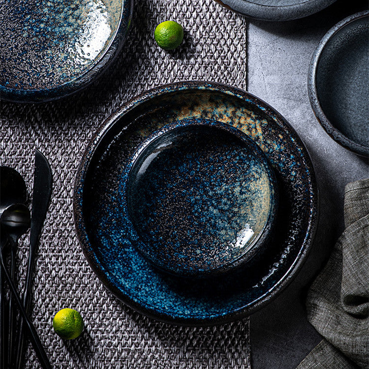 Creative Household Japanese Kiln-formed Ceramic Plates