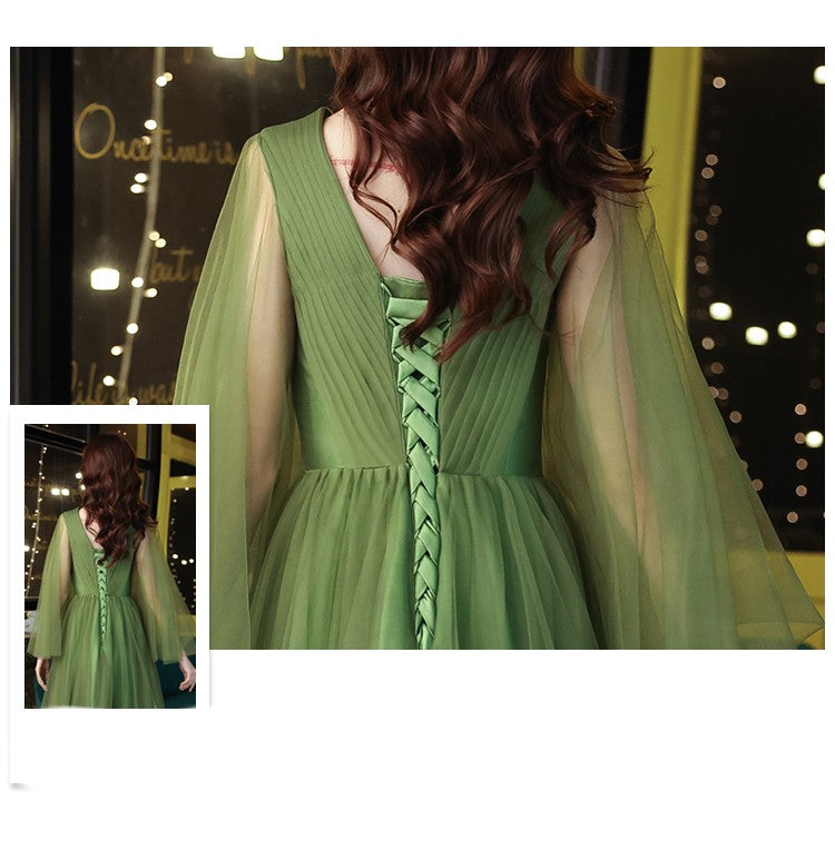 Green Wedding Dress  Art Examination Solo for women