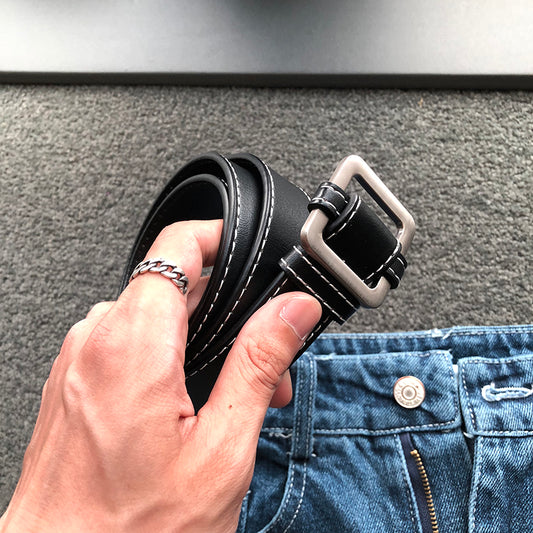 Simple Black Fashion Casual Belt