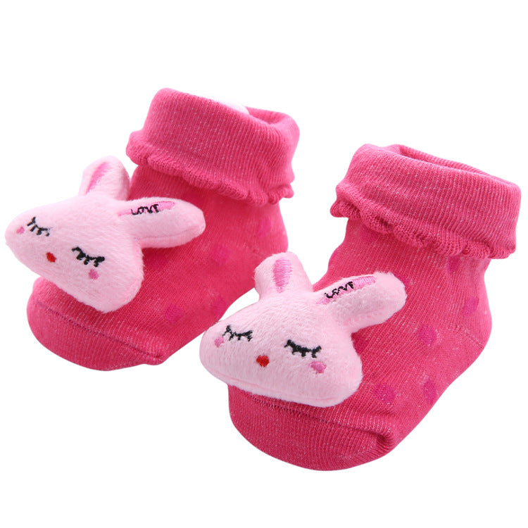 Cartoon Anti-Skid Three-Dimensional Socks for baby