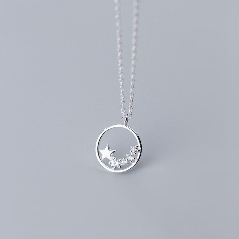 Starry Hollow S925 Silver Necklace