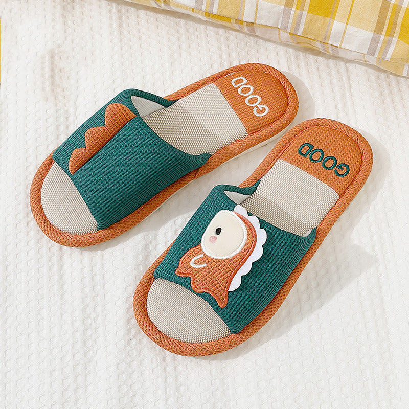 Summer Cartoon Dinosaur Slippers Indoor indoor slipper for girls