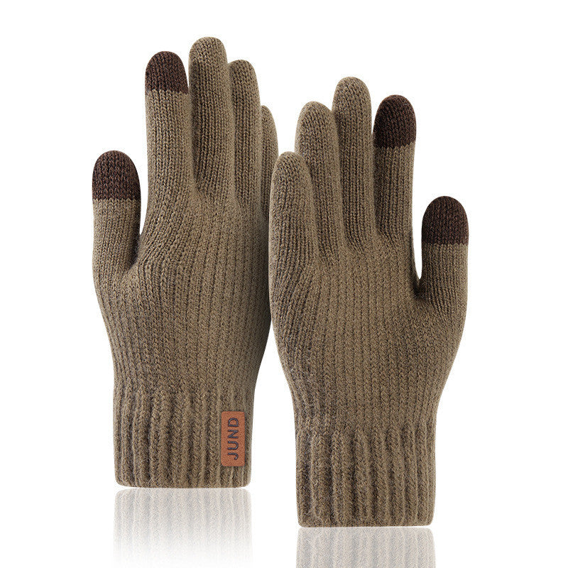 Knitted Woolen Cold Weather Gloves For Men