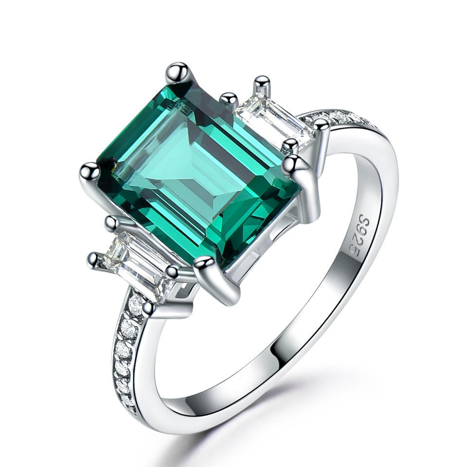 Square Fashion Design Morgan Stone Gemstone Ring for women