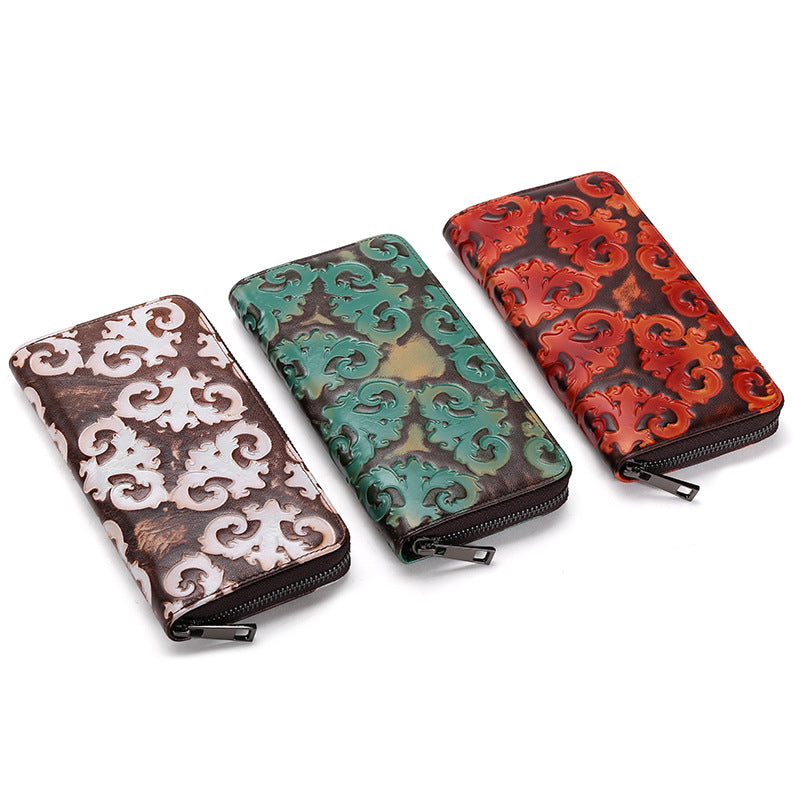 Creative Top Layer Leather Women's Vintage Wallet