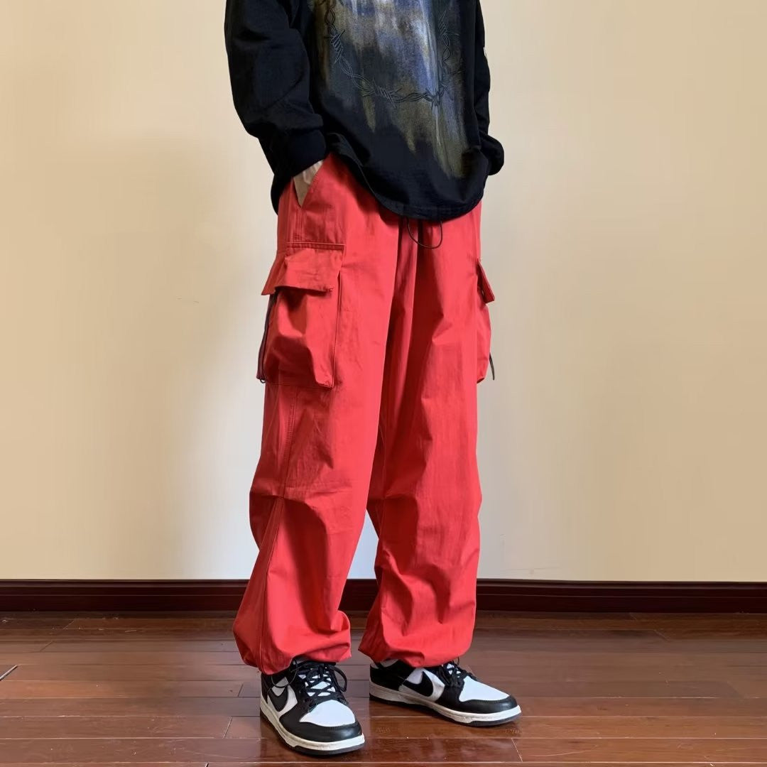 Loose Straight Cargo Pant For Men