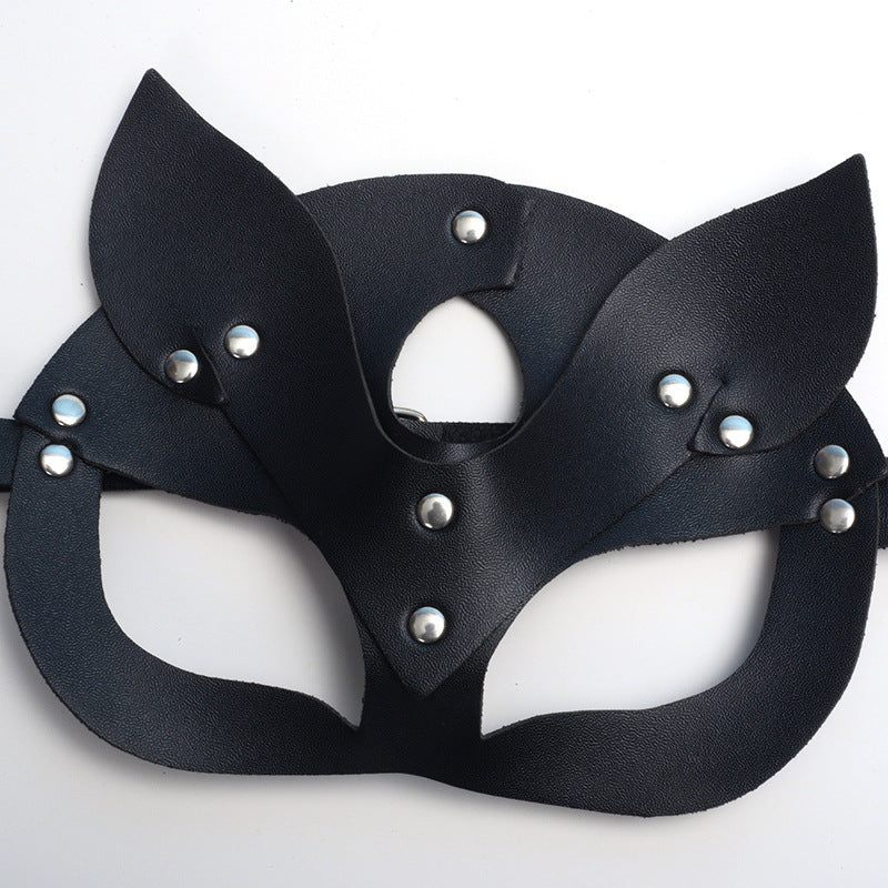 Masked Leather Rivet Mask